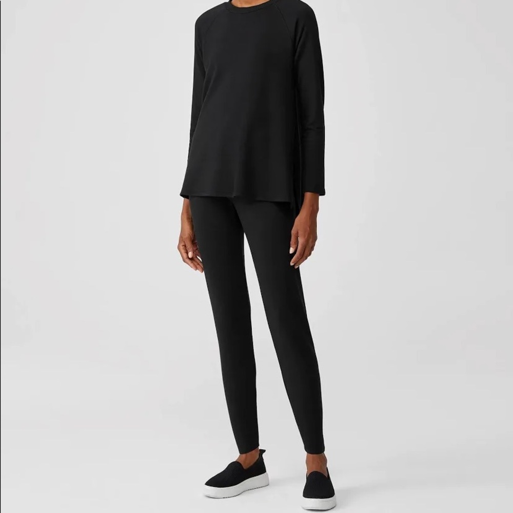 Eileen Fisher Black Leggings- Size L